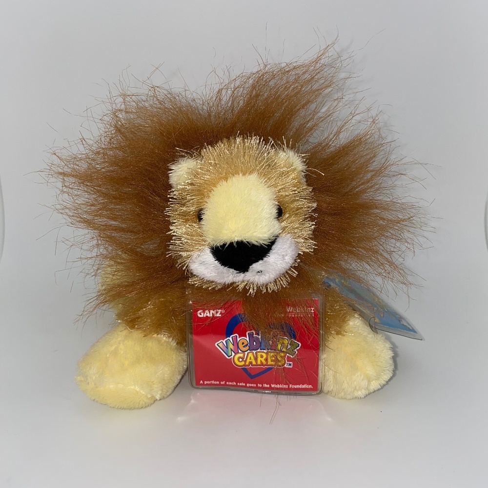 Webkinz Lion HM006 Rare With Code and No Tail